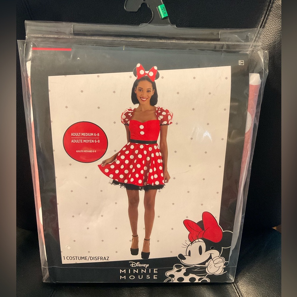 New Disney Minnie Mouse Costume M 6-8